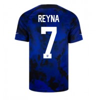forente stater Giovanni Reyna #7 Fotballklær Bortedrakt VM 2022 Kortermet